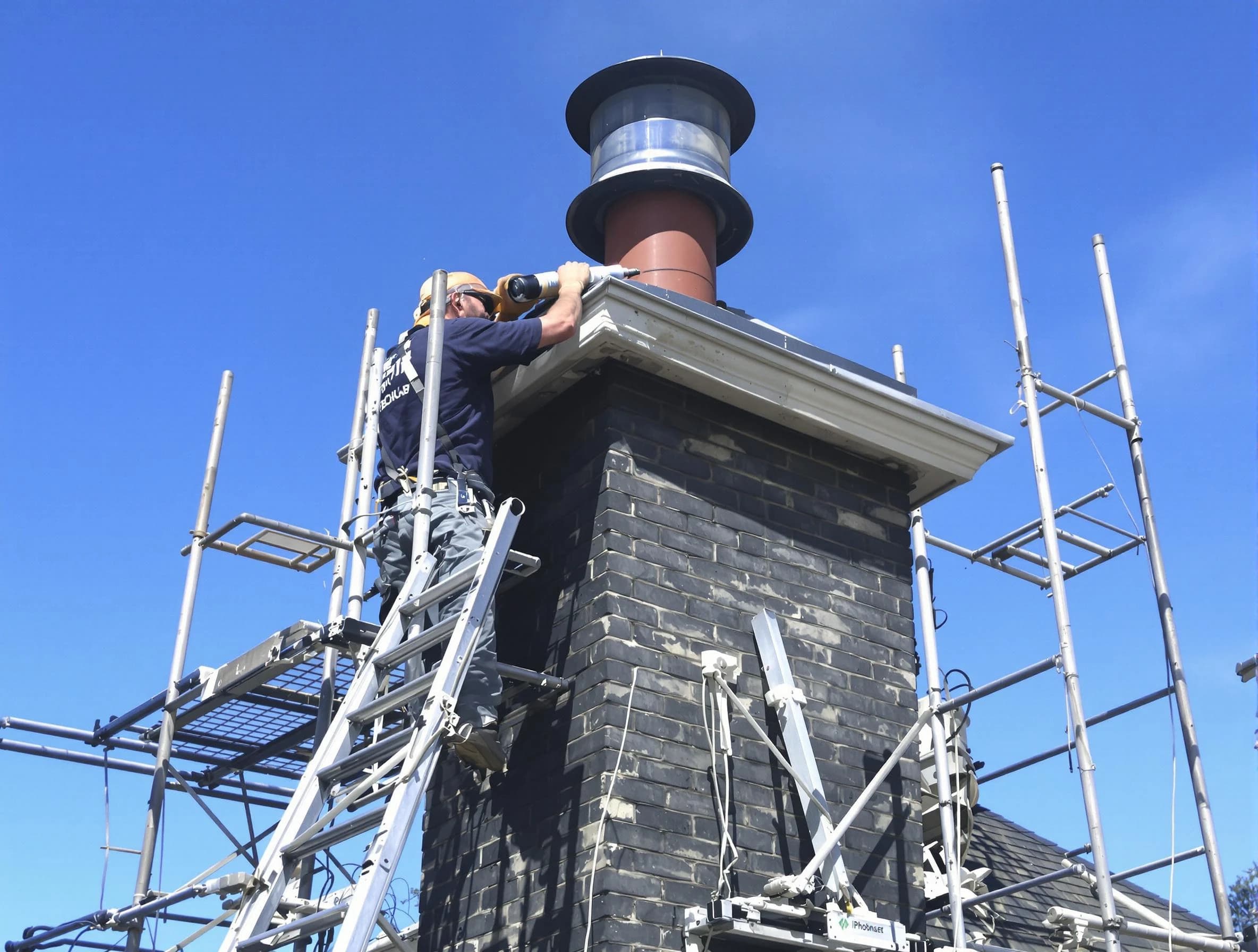 Sturdy chimney crown finished by Methuen Town Chimney Sweep in Methuen Town, MA