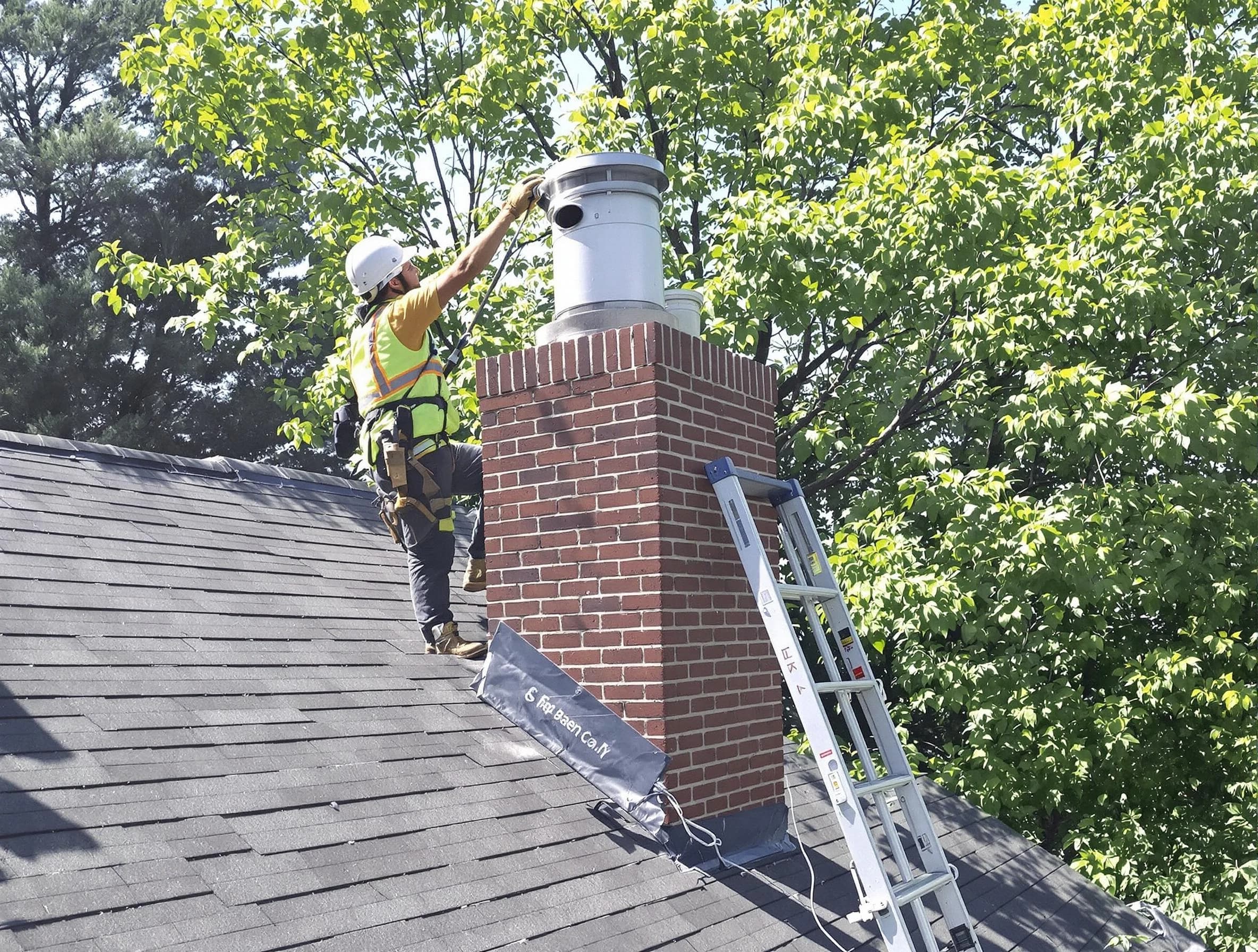 Chimney liner inspection by Methuen Town Chimney Sweep in Methuen Town, MA