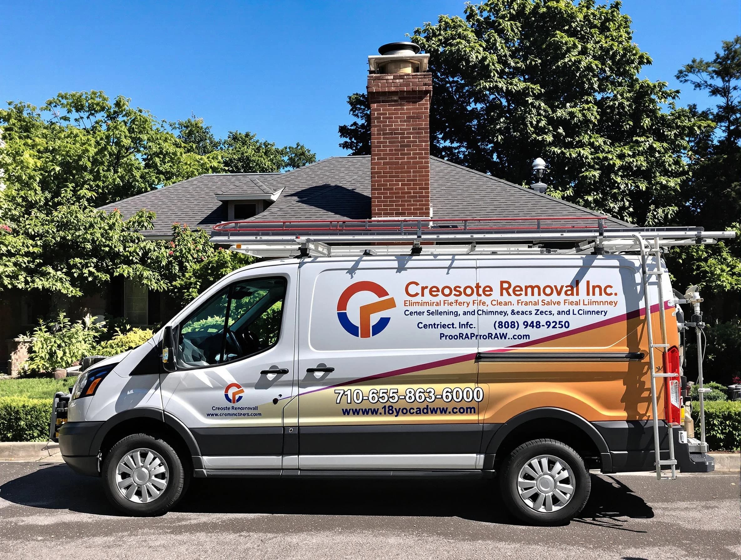 Methuen Town Chimney Sweep technician removing creosote safely in Methuen Town, MA