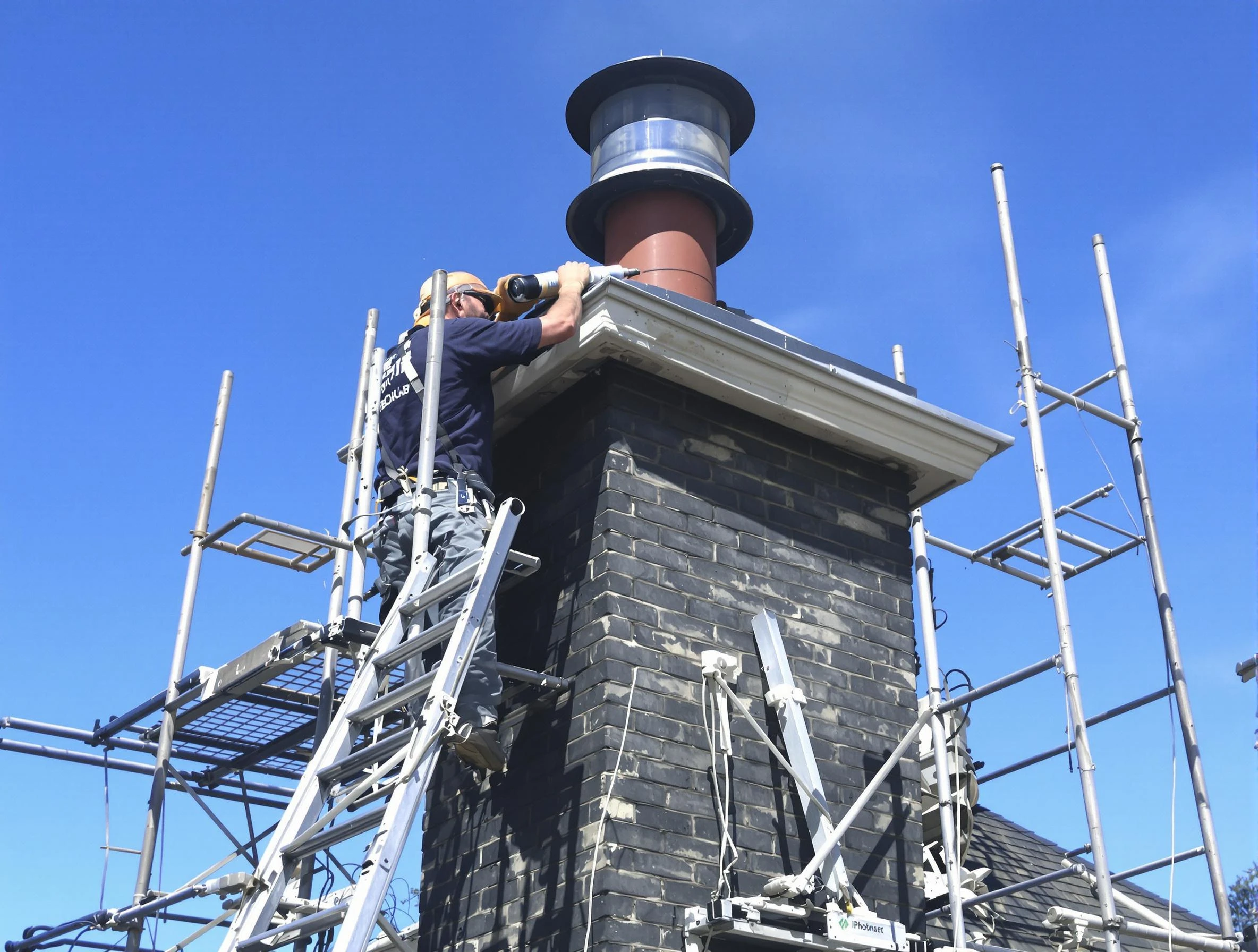 Sturdy chimney crown finished by Methuen Town Chimney Sweep in Methuen Town, MA